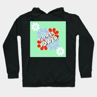 Flower Power - Green Hoodie